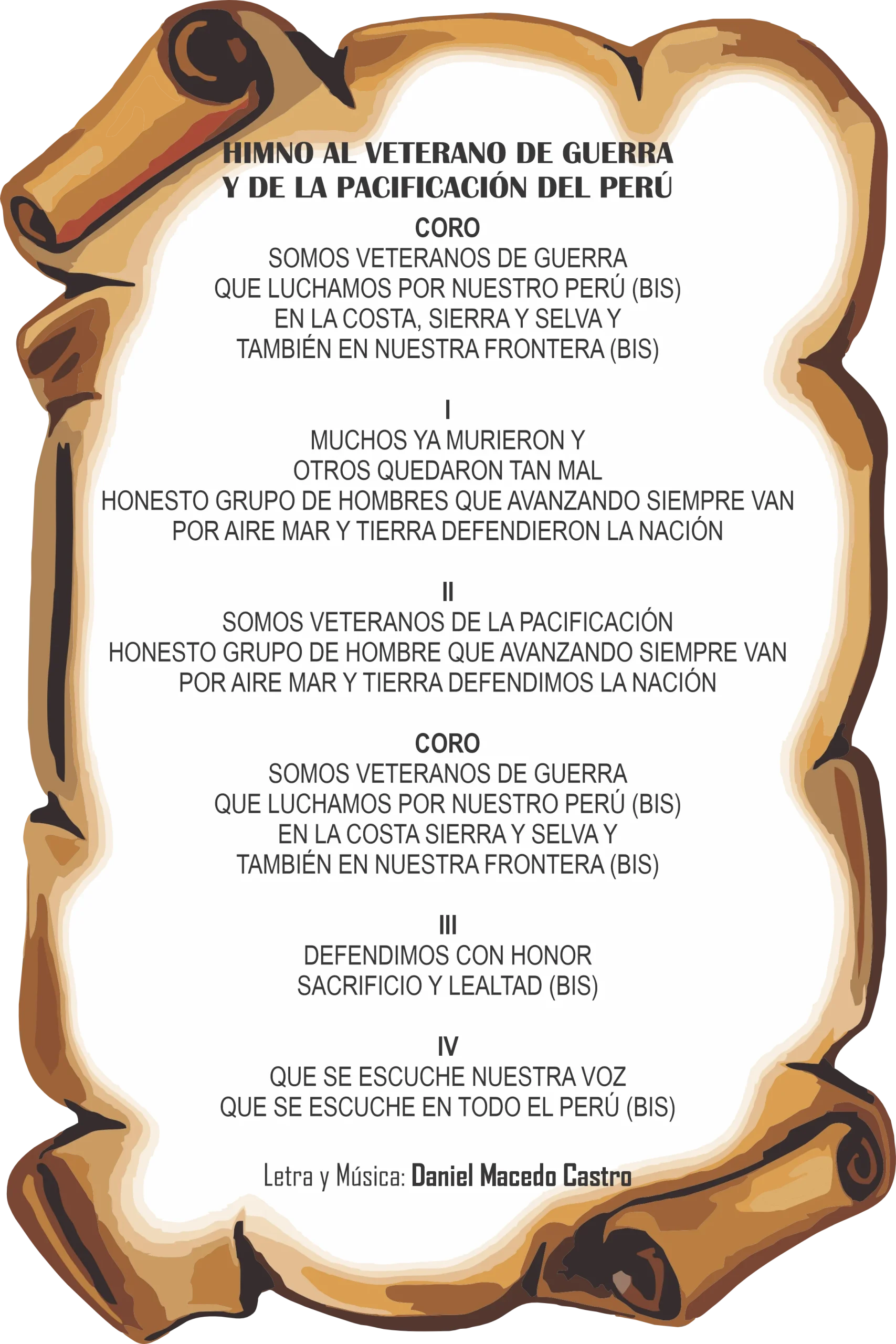 Himno del Veterano de la Pacificacion Nacional